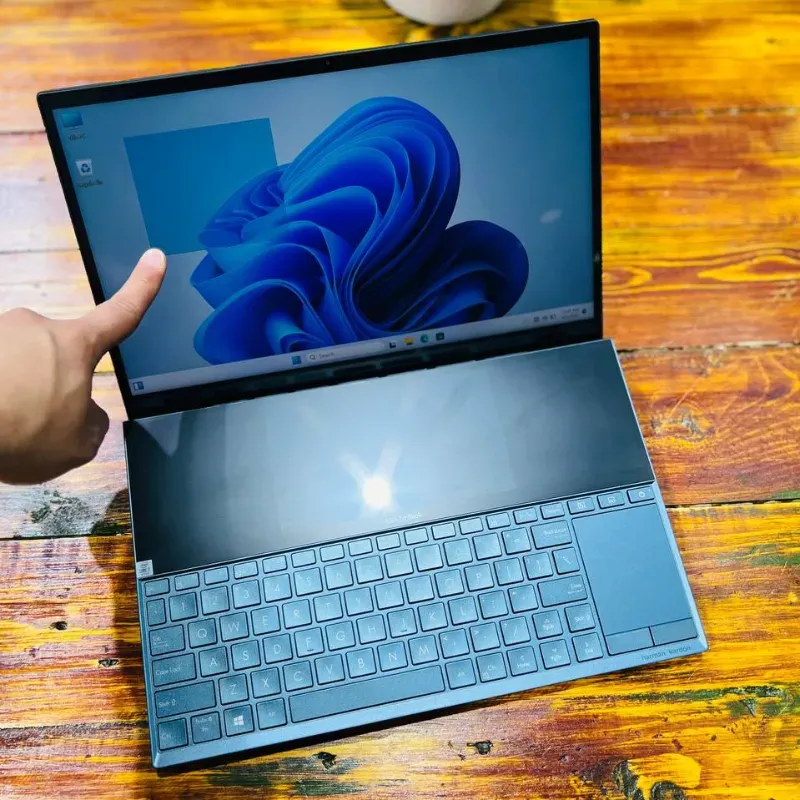لپ تاپ استوک 14 اینچی ایسوس مدل Asus Zenbook Dou 14 UX482Ear i7 1195G7 16GB 512GB Intel Iris Xe مشخصات، قیمت و خرید لپ تاپ استوک 14 اینچی ایسوس مدل Asus Zenbook Dou 14 UX482Ear i7 1195G7 16GB 512GB Intel Iris Xe