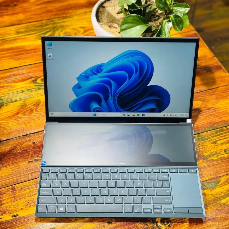 مشخصات، قیمت و خرید لپ تاپ استوک 14 اینچی ایسوس مدل Asus Zenbook Dou 14 UX482Eg i7 1165G7 32GB 512GB MX450
