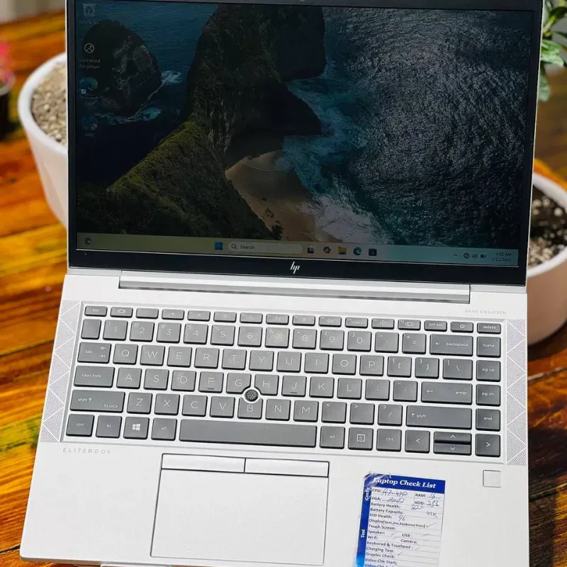 مشخصات، قیمت و خرید لپ تاپ استوک 14 اینچی اچ پی مدل HP EliteBook 845 G7 R7 Pro 4750U 16GB 256GB AMD Radeon